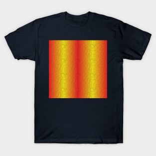 Abstract Wavy Shapes,gradient colors T-Shirt